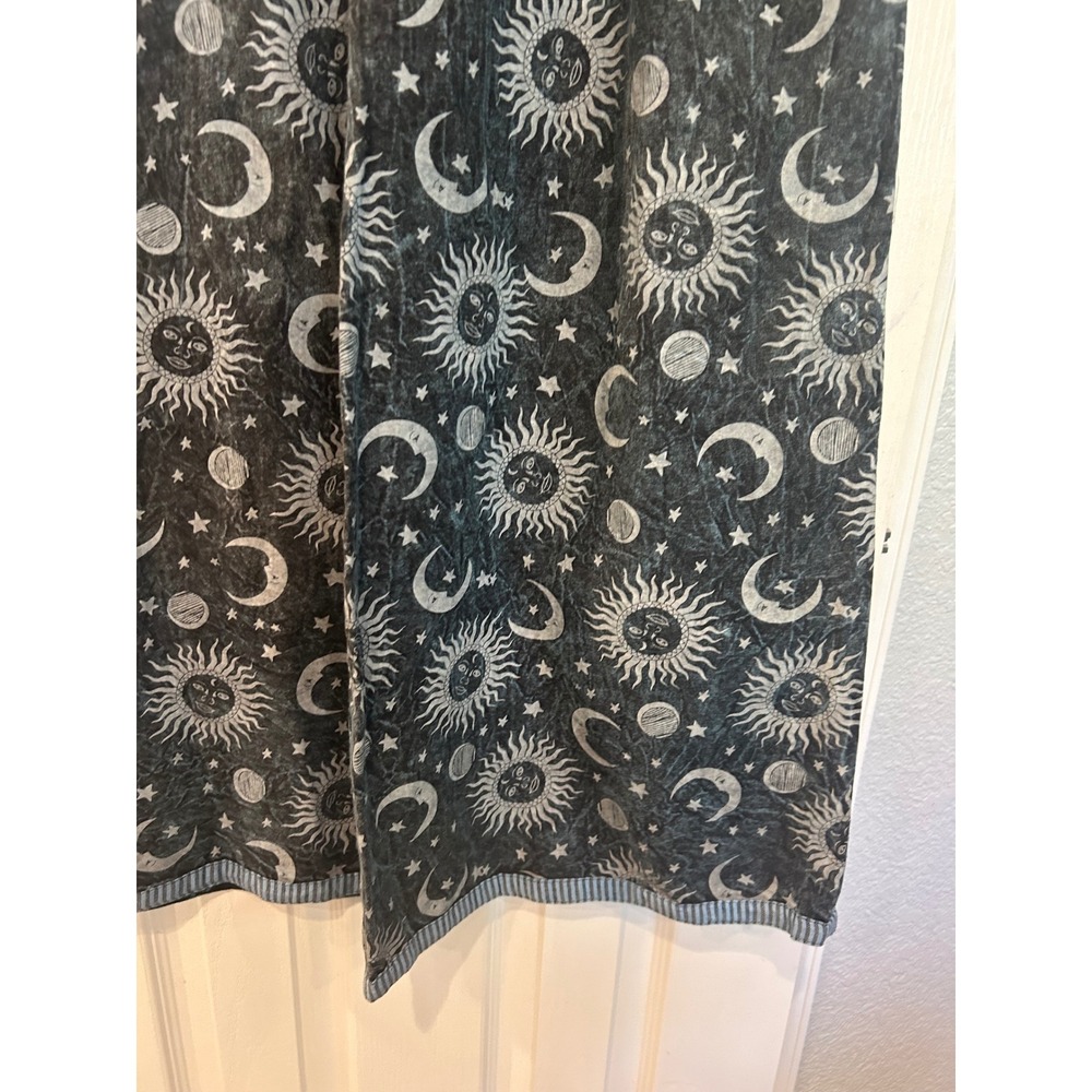 Rising International Black and White Celestial Wide Leg Pants - Picture 2 of 8